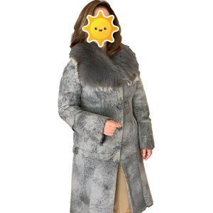 Genuine Italian Leather Shearling coat